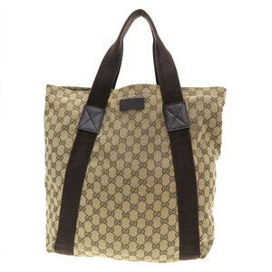 Gucci GG Canvas Tote Bag Brown
